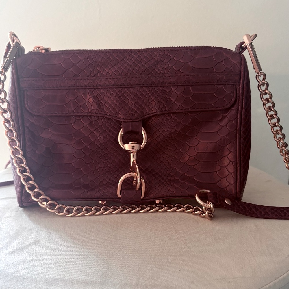 Rebecca Minkoff Deep Burgundy Crossbody Bag